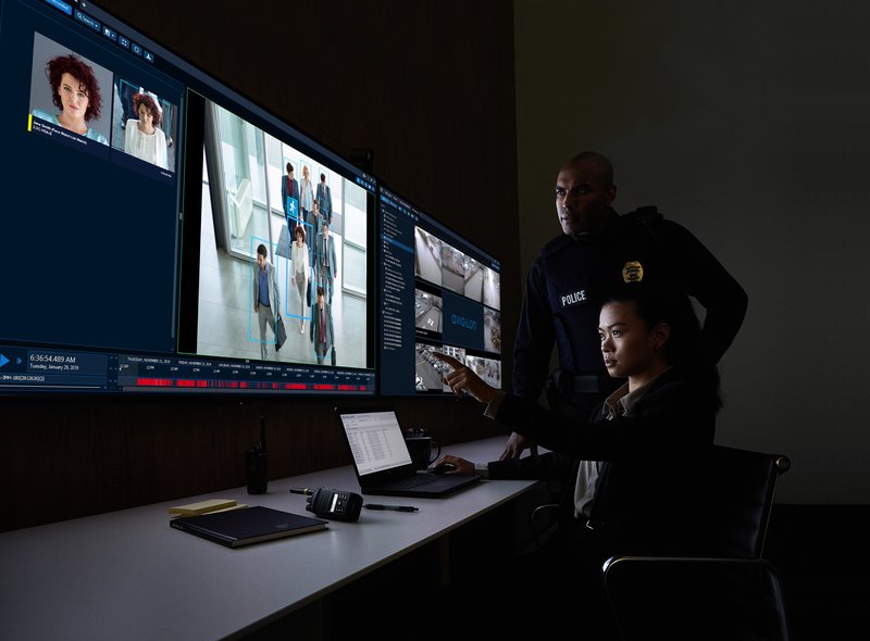 Security operators using Avigilon Appearance Search